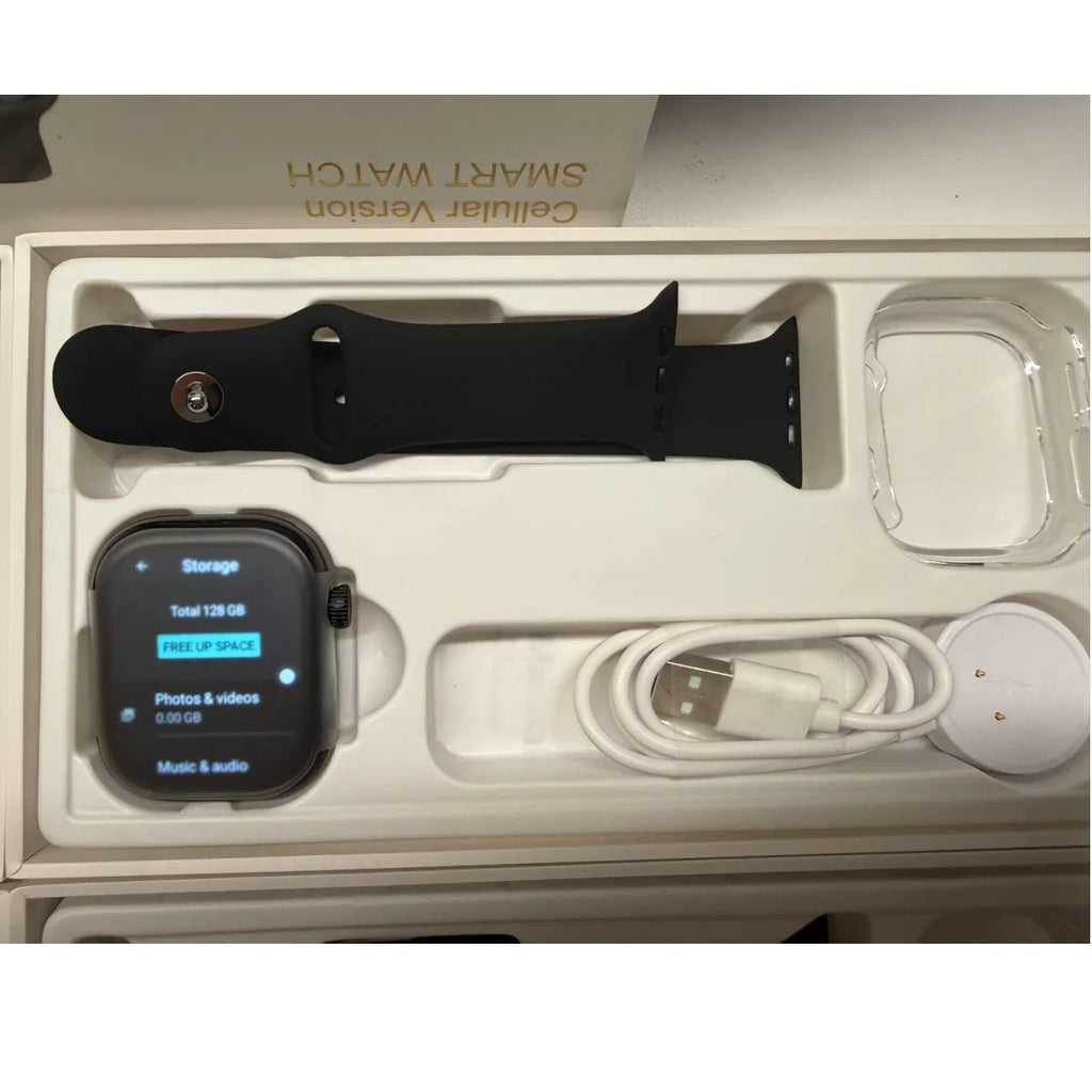 CD99 watch X 5G smartwatch 2.29inch AMOLED 5G LTE smart watch with 180 ° rotary camera GPS WiFi SIM card slot health monitoring