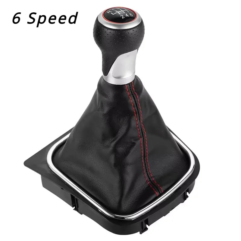Car Gear Shift Knob Stick Knob HandBall Lever Shifter 5 6 Speed For Volkswagen VW Golf 5 6 MK5 MK6 R32 GTI 04-09 Scirocco(2009)