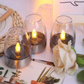 LED Solar Candles Light Flameless Rechargeable Night Light For Wedding Party Garden Decor Outdoor Waterproof Solar Candles Lamp