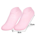 2 Moisturizing Silicone Gel Socks for Dry Cracked Feet Nourishing Skin Lubricating Full Foot Care Massage Socks Manicure Tools