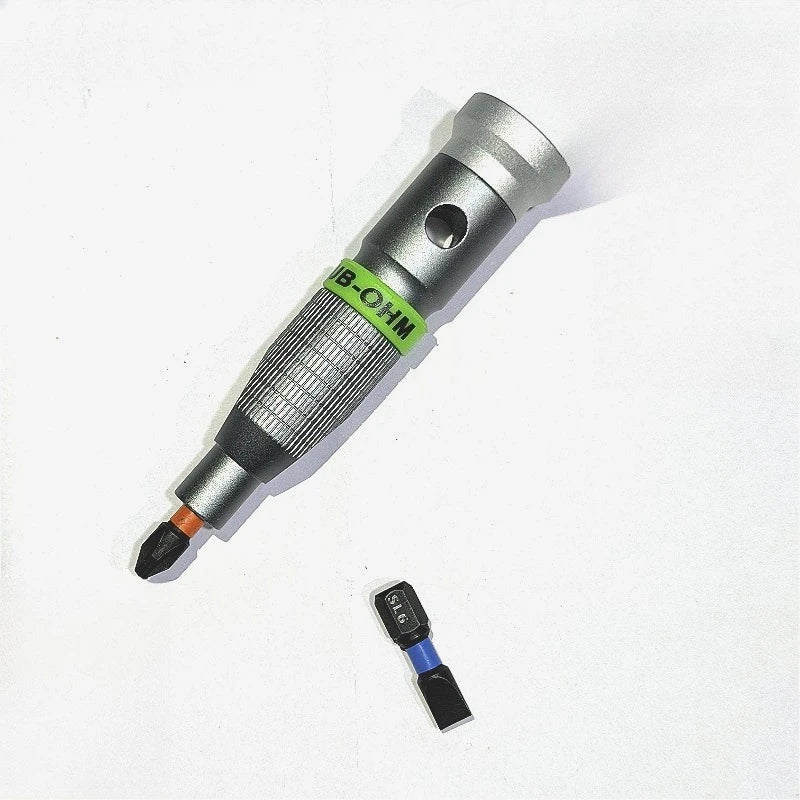 New 2025 Precision Aluminum Alloy Handle for Shank 1/4" Bits Comfortable Mini ScrewDriver 6.35mm Holder Repair Open Tools