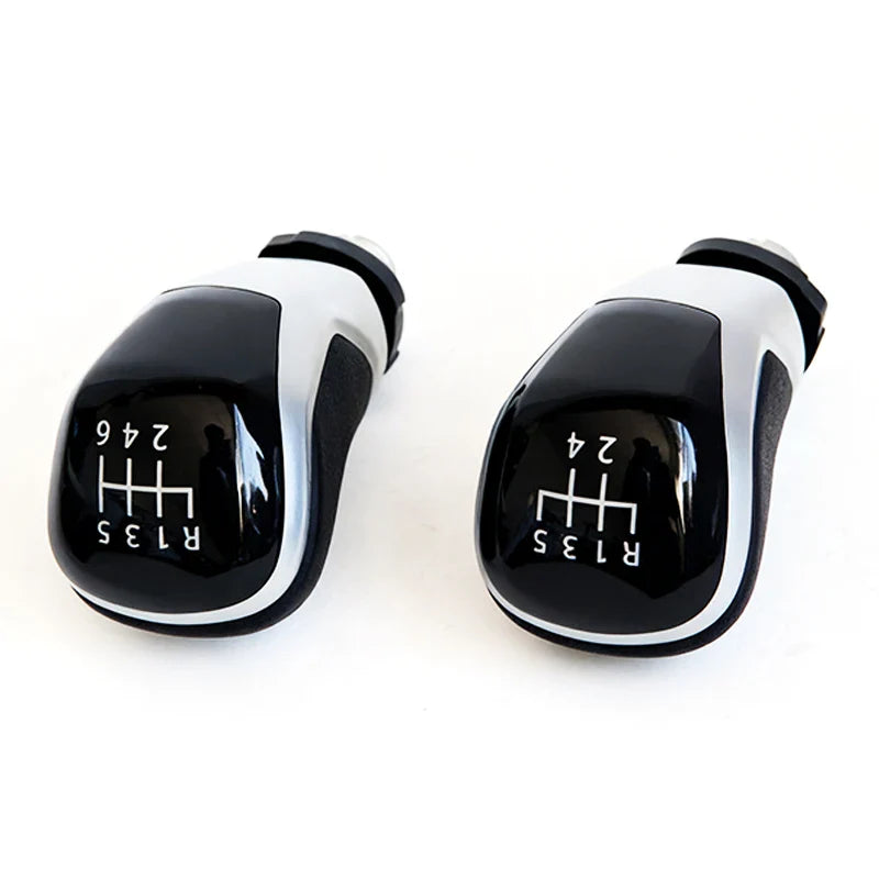 12mm 5 6 Speed Car Shift Gear Knob Lever For Audi A4 B6 B7 B8 A6 A3 VW Golf Polo Bora Passat Ibiza 6J Seat Leon Mk1 Skoda