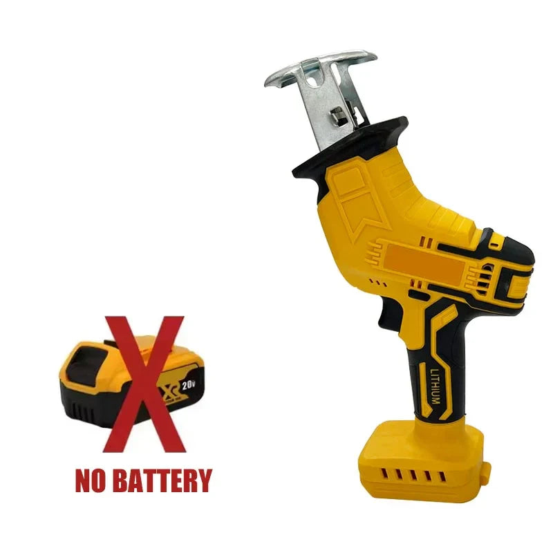 Fit Dewalt 2800RPM Cordless Reciprocating Saw 20V Brushless Electric Saw Multifunctional Metal Wood Pipe Cutting Saw Power Tool