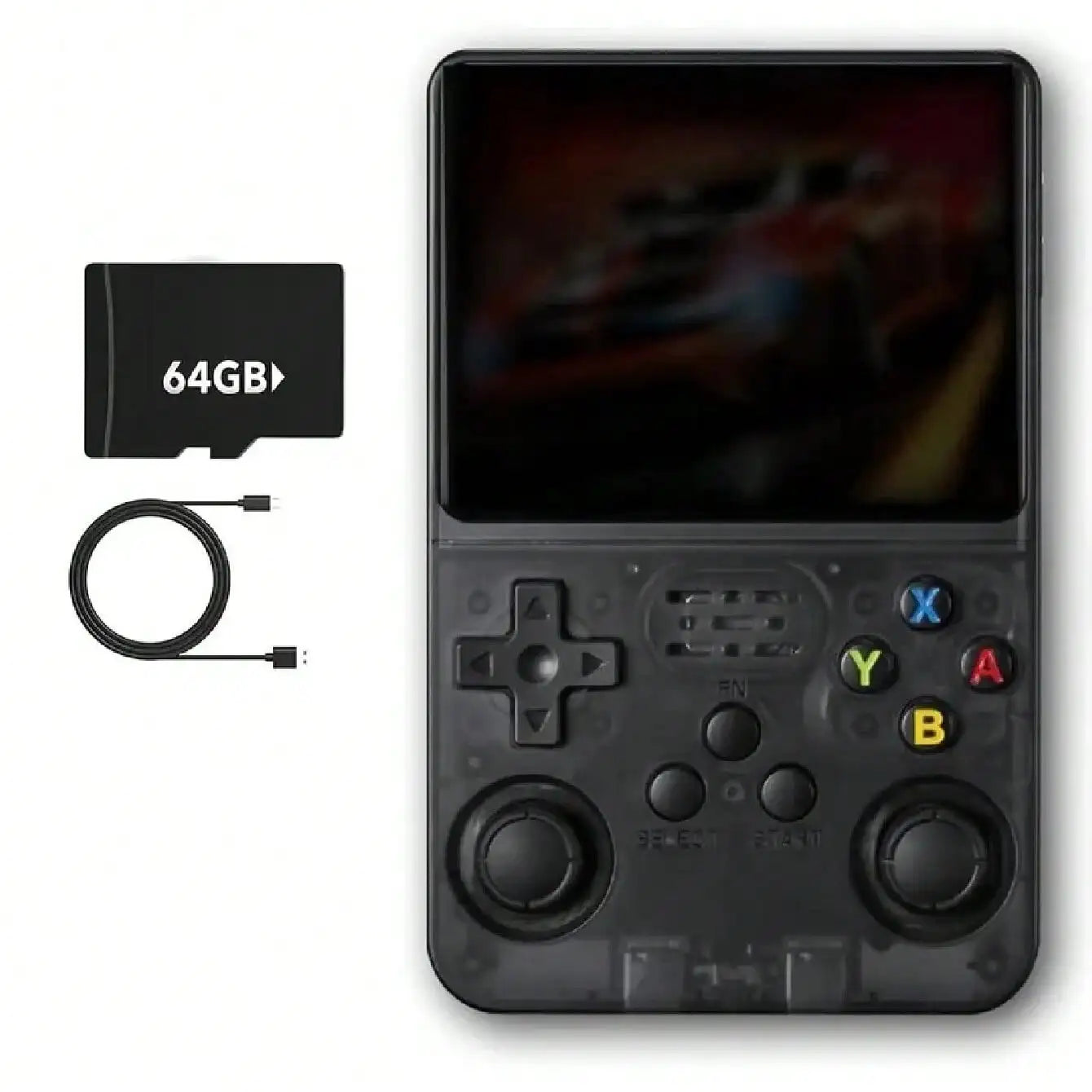 R36S Retro Handheld Game Console Liunx 3.5-inch IPS Screen Built in 64G 20000 Classical Games Portable Game Console Holiday Gift
