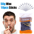 100PCS Nose Wax Sticks Kit Portable Easy Quick Wax Bean Cleaning Wax Kit Painless Nasal Wax Cleaning Tools Set For Hair Removal