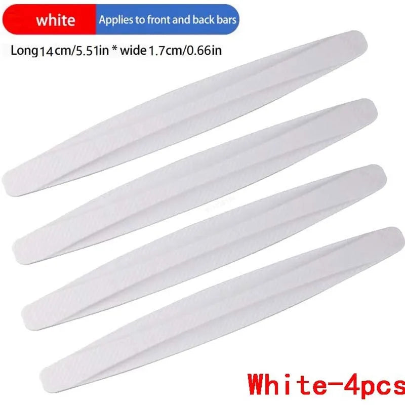 6/4 Piece Universal Front Rear Bumper Corner Protector Guard Car Anti-collision Protection Decoration Strip Car Accessories New