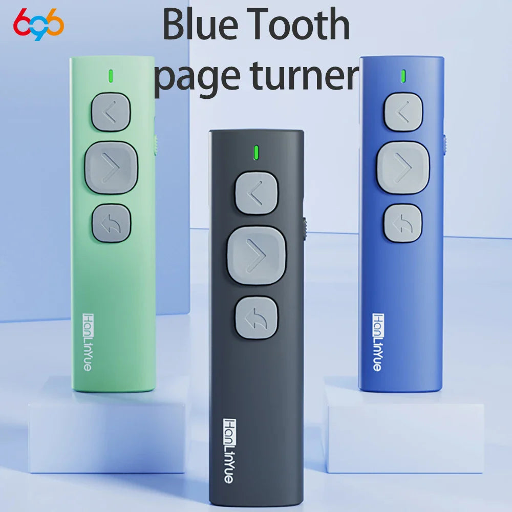Bluetooth Page Turner Camera/Music Control Pen Paging Device E-book Reader Swipe Short Video Supports IOS Android Remote Control