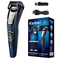 Kemei 632 0.5-10mm Adjustable Beard Hair Trimmer for Men Face Hair Cutting Machine Rechargeable Mustache Stubble Hair Clipper