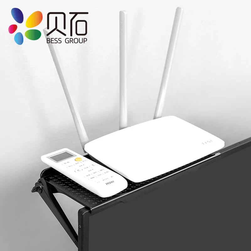 Adjustable TV Screen Top Shelf Display Shelf Computer Monitor Riser Desktop Stand TV Rack TV Top Monitors Simple Bracket