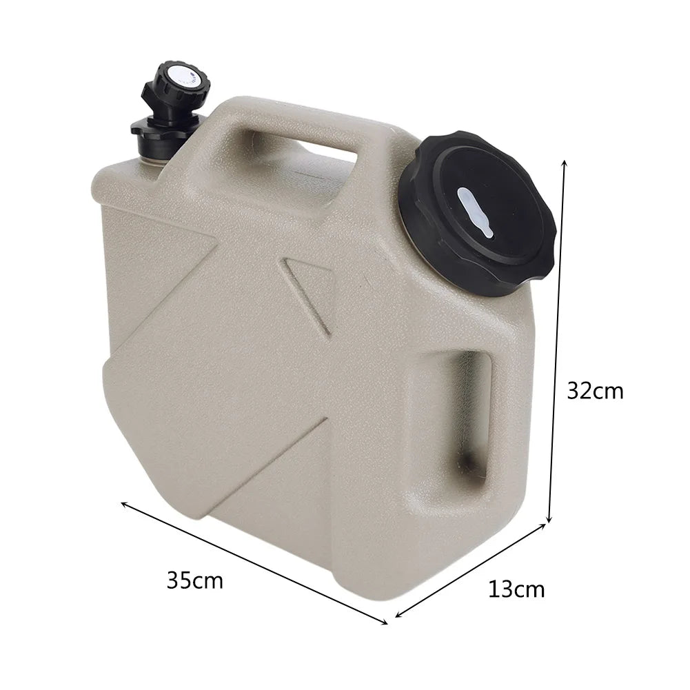 12L/10L Portable Camping Water Jug with Faucet Water Tank for Car Drinking Carrier Camping Large Capacity Water Storage Bucket