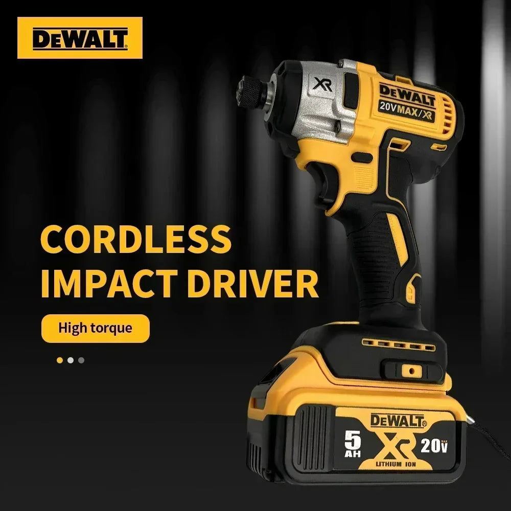 Dewalt DCD887 Electric Impact Driver Drill 20V Battery Speed Brushless motor  Electric Screwdriver For Power Tools