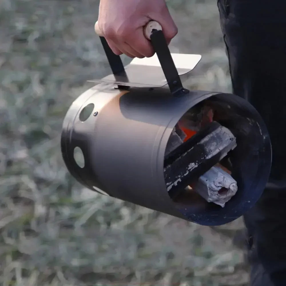 Hot-selling Outdoor BBQ Camping Fire Starter Bucket Charcoal Bucket Charcoal Fire Starter Bucket Charcoal Bucket Ignition Tube