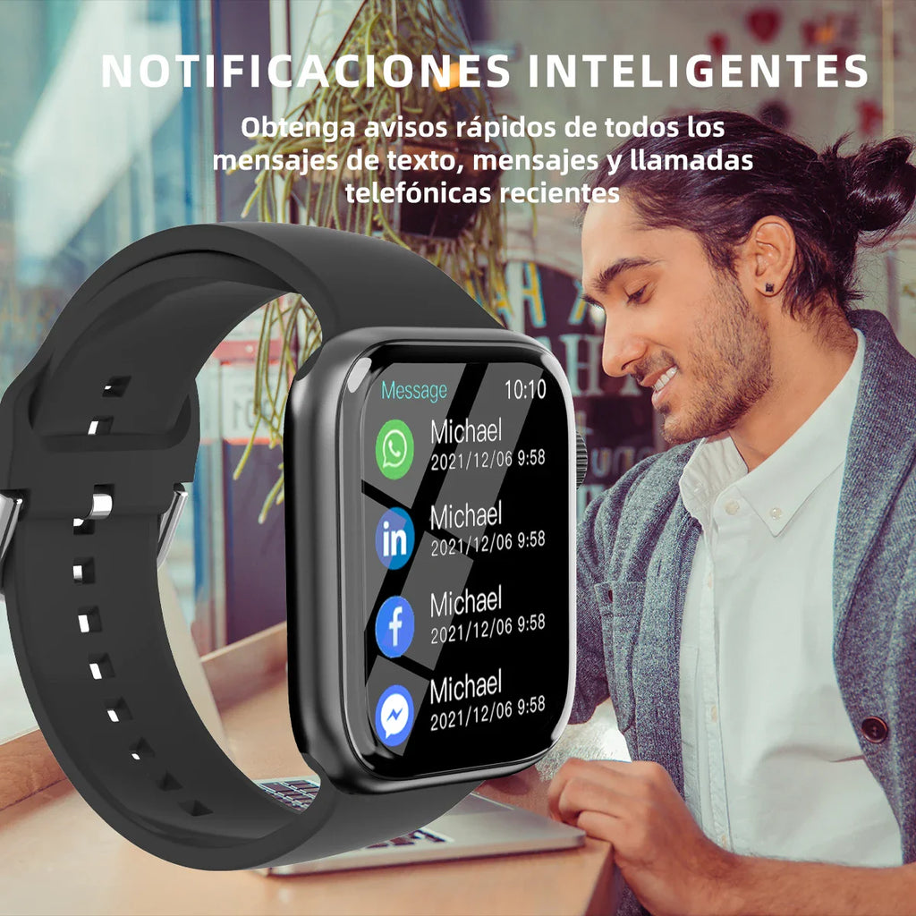 Fashion Sports Smart Watch  Men & Women 1.83in Full Touch Screen Fitness Tracker  Watch