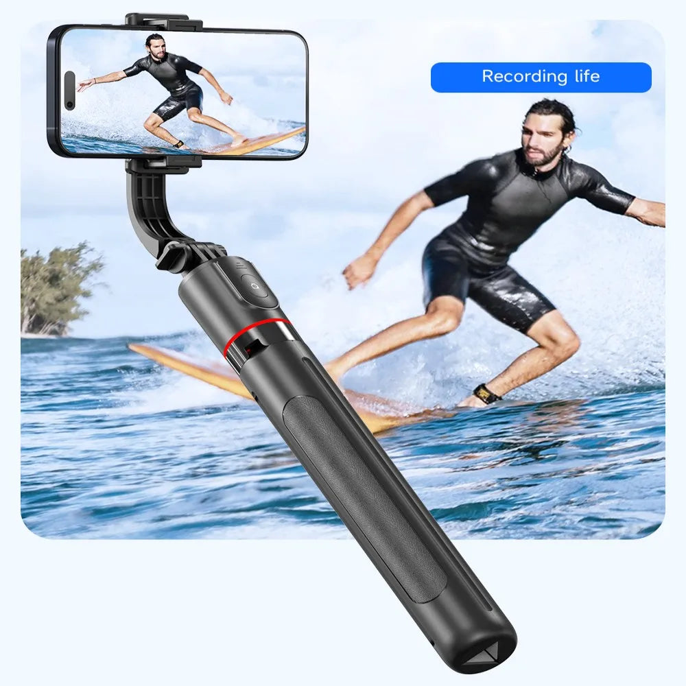 Roreta 1.7M Selfie Stick Wireless Tripod Stand with Bluetooth Remote Extendable Tripod for Mobile Phone Tlktok Live Streaming