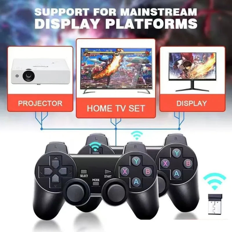 X2 PULS TV Game Stick Video Game Console Dual Wireless Controller TV Game Stick 8K Retro Classical Game Retro Game For PSP/PS1