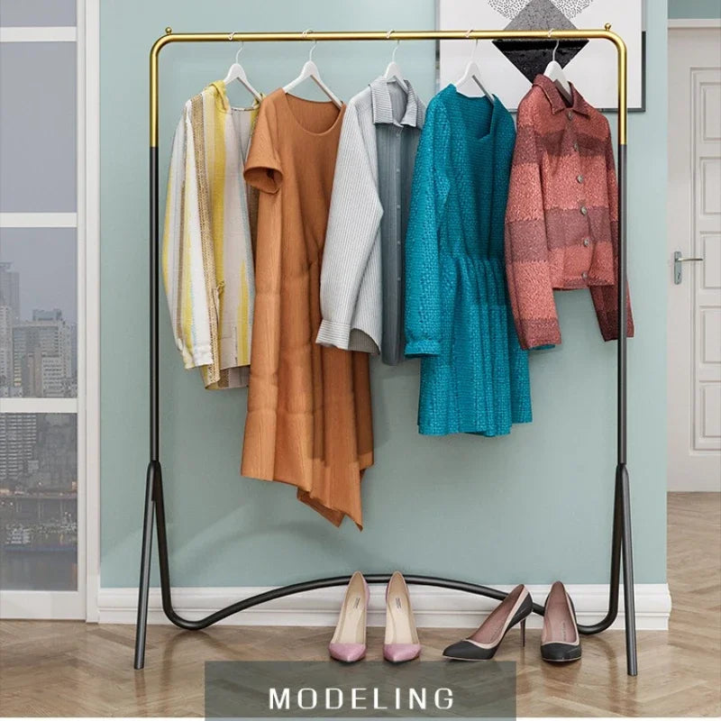 Modern Metal Valet Stand Coat Racks Minimalist Freestanding Multipurpose Suit Rack Special Functions Bedroom Clothing Accessorie