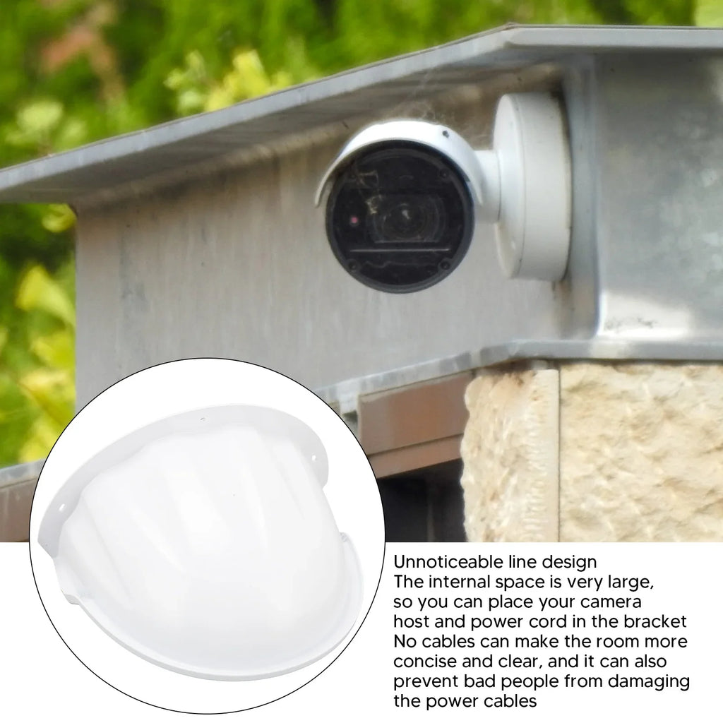 Protective Cover ABS Plastic Sunshade and Rain Cover Outdoor Surveillance Camera Cover