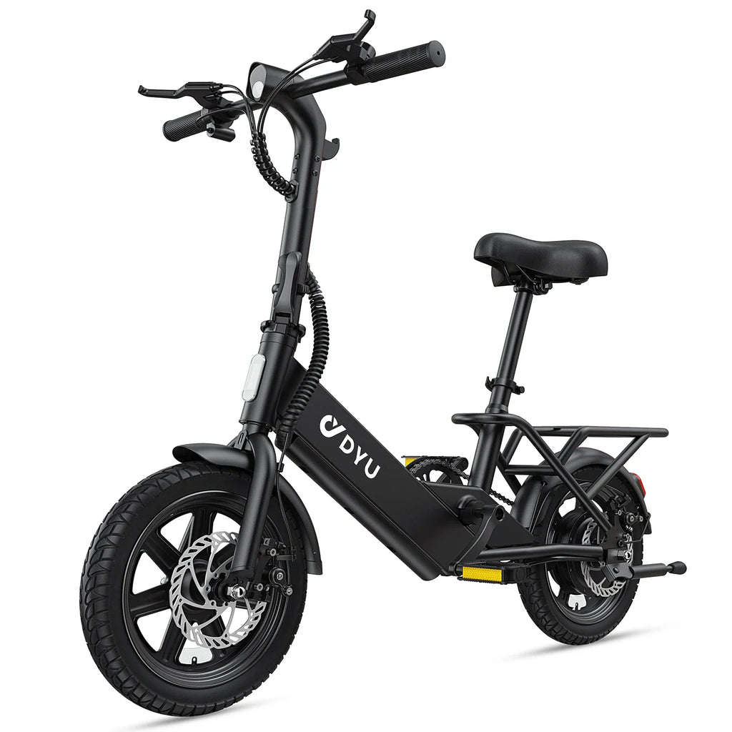 【1 Year Warranty】DYU C3 14 inch Electric Bicycle Peak 500W Motor 36V7.8AH Lithium Battery Electric Bike , E-bike UL2849