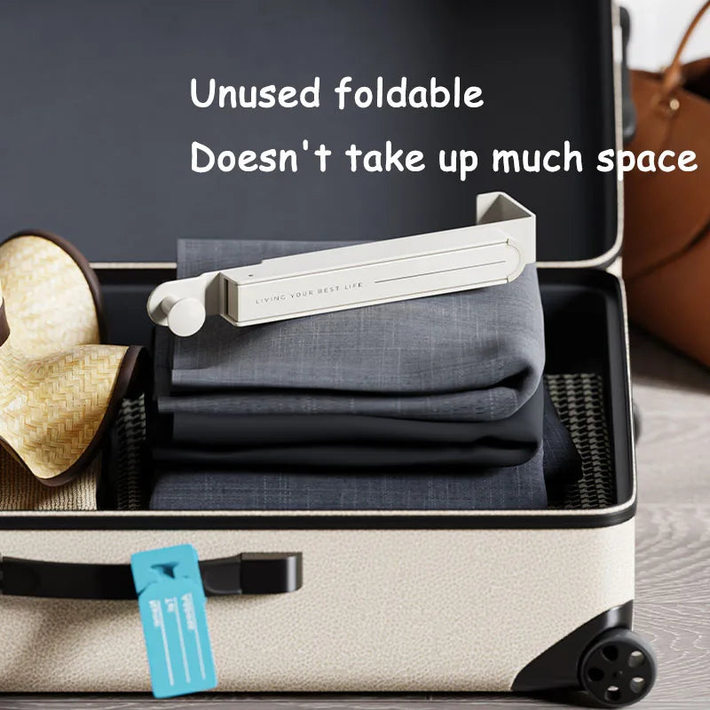 1/2pcs Folding Wall Hook portable drying rack Hidden Robe Towel Coat Hook door back hooks Expandable Sticky Towel Hanger