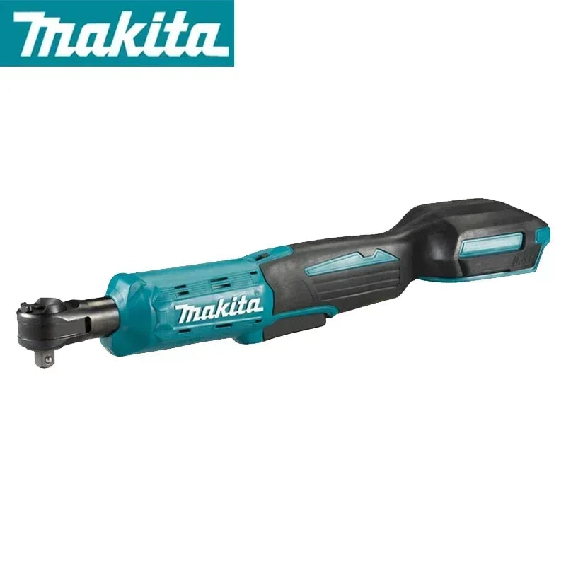 MAKITA DWR180Z 18V Cordless Ratchet Wrench 6.35mm Drive High-Torque 47.5 N·m Angle Socket Tool for Industrial & Auto Use