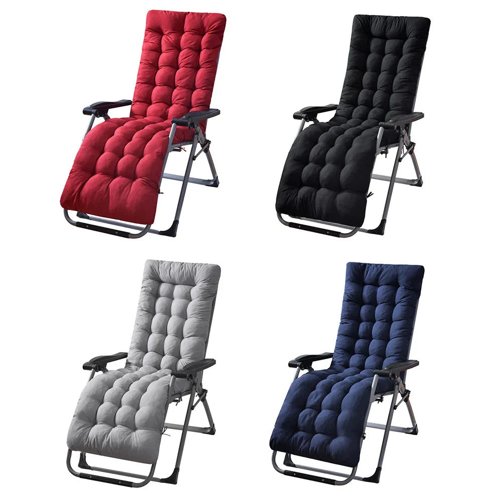 Sun Lounger Cushions Polyester Fiber Patio Chaise Lounge Cushions Pad  Indoor Outdoor Lounge Chair Cushion for Travel Holiday