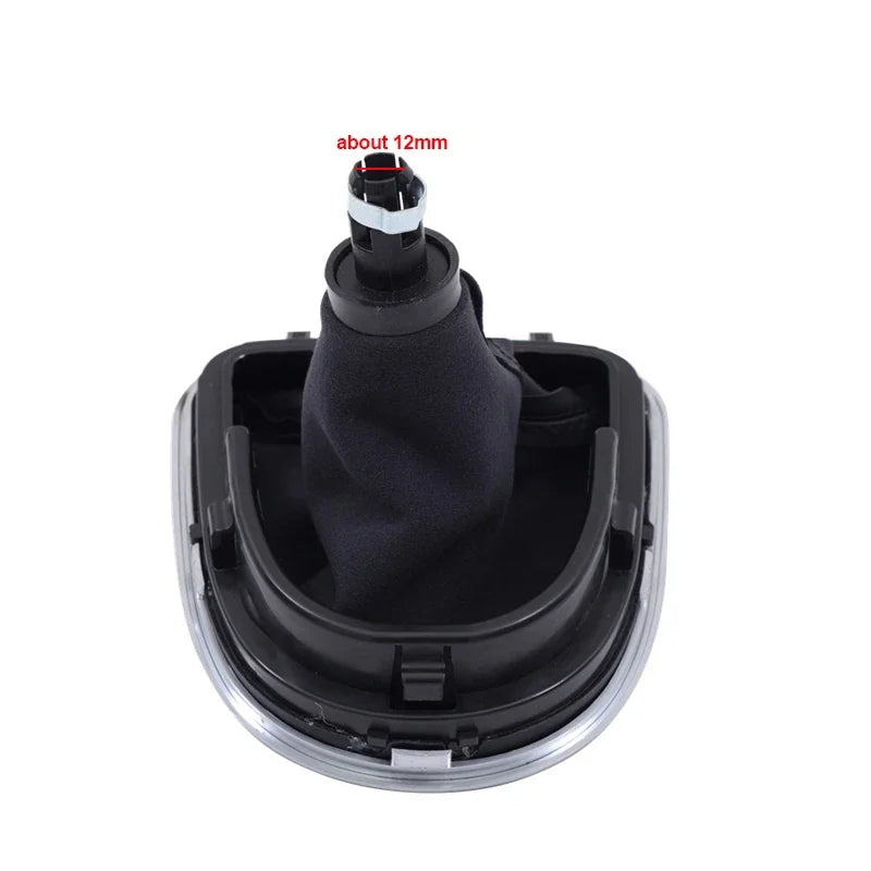 For Seat Leon MK2 1P (2005-2012) Altea XL (2004-2012) Toledo MK3 (2004-2009) Car Gear Stick Shift Knob with Leather Boot