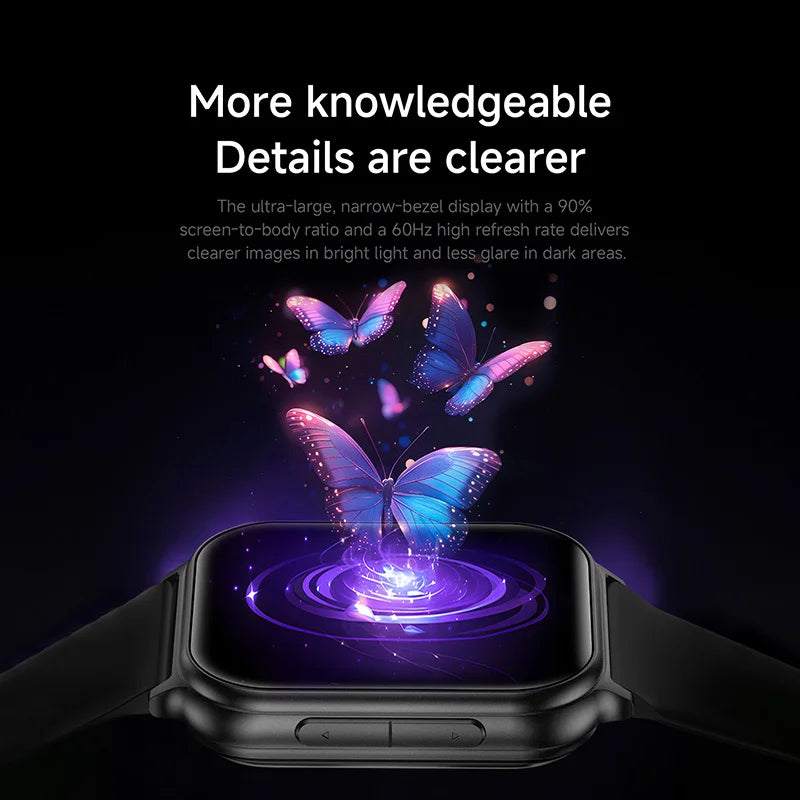 2026 New Fashion 1.83'' Smart Watch Men Women Bluetooth Call Heart Rate Monitor Voice Assistant Multiple Sports Modes Smartwatch