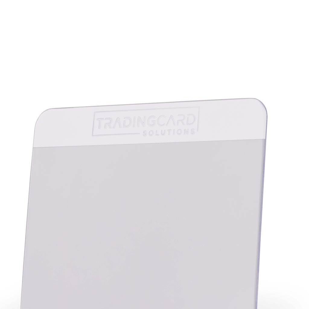 Premium Semi-Rigid Card Holders (200 Pack with 200 Tabbed Sleeves)