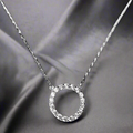 Eternity Necklace in Silver - A Stunning Staple for Any Wardrobe