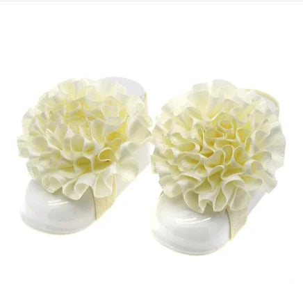 Baby Floral Headband and Foot Accessories Set