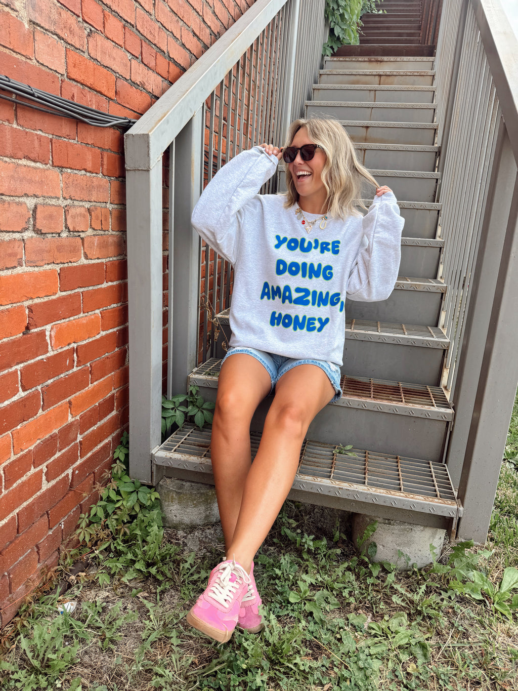You're Doing Amazing, Honey Crewneck