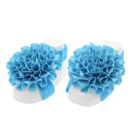 Baby Floral Headband and Foot Accessories Set