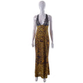 Printed Spaghetti Strap Sleeveless Dress for Women