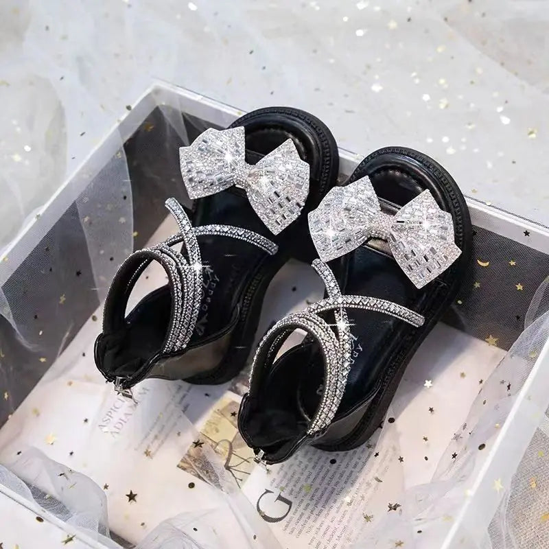 New Summer Girls' Sandals with Rhinestones