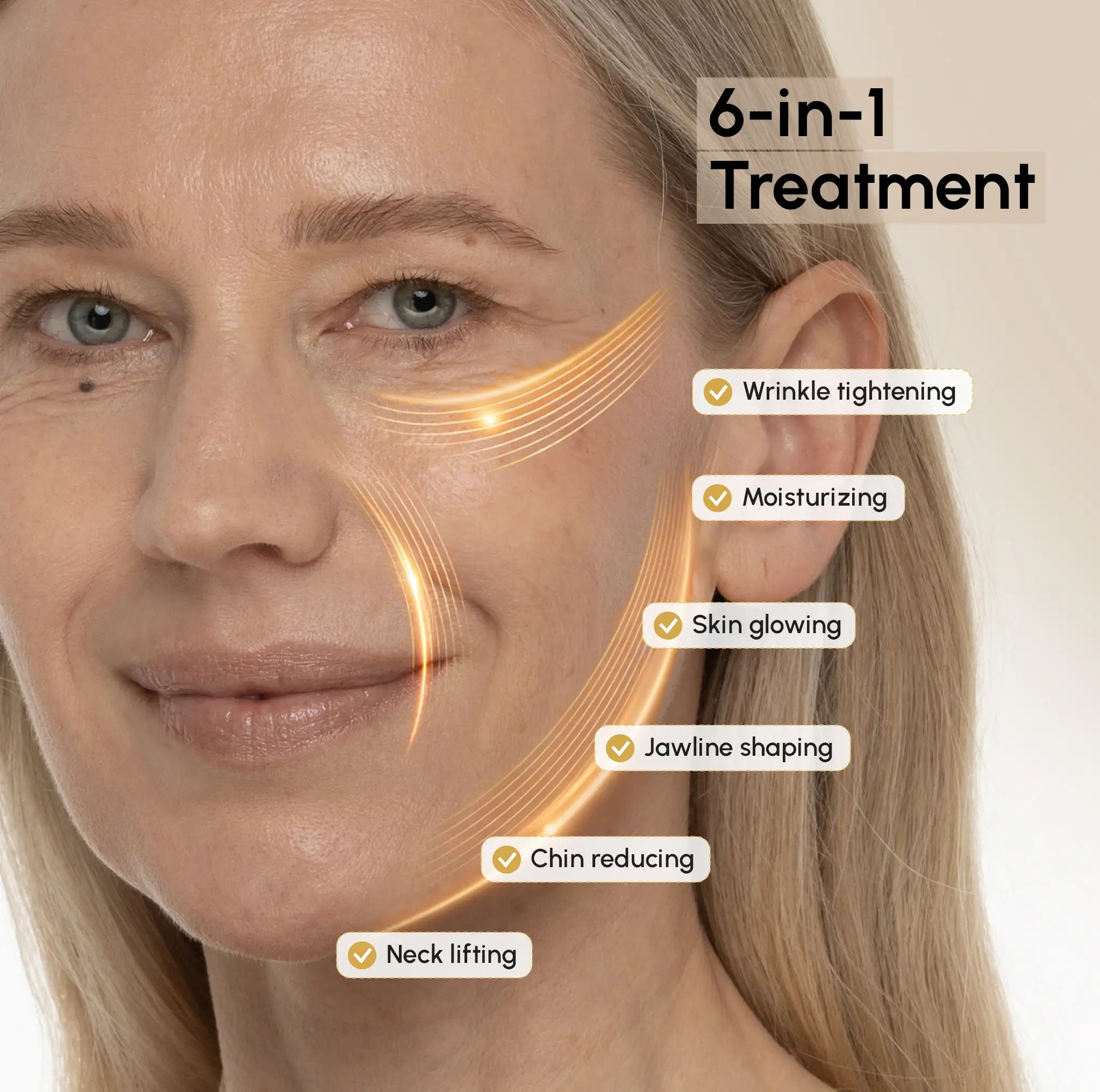 24K Gold Chin & Jawline Lifting Mask