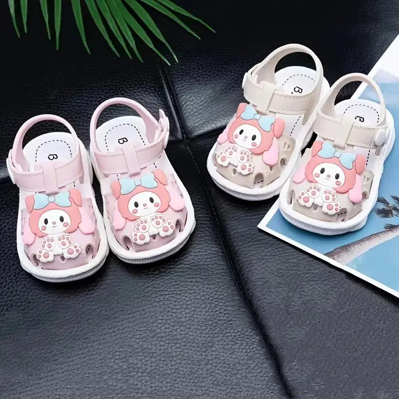 Cute Cartoon Girls' Non-Slip Princess Beach Sandals