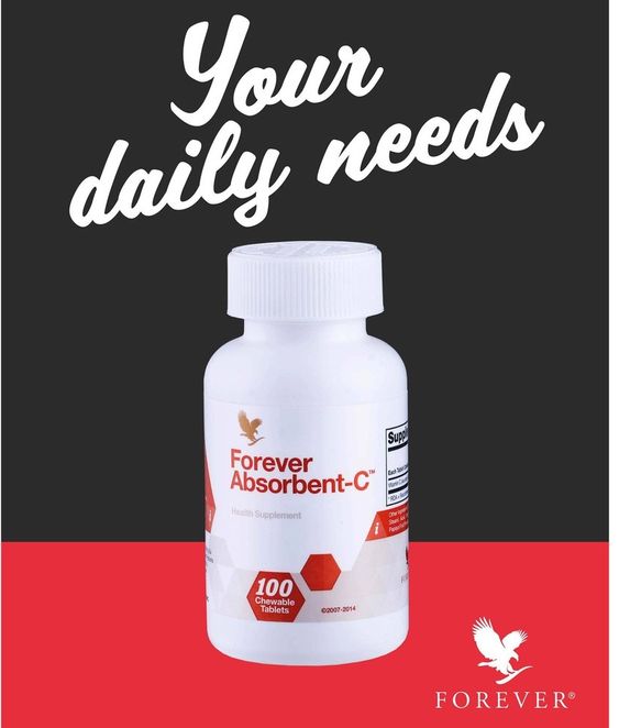 Forever Absorbent-C - Chewable Vitamin C Supplement
