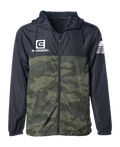 Windbreaker (Black/Green Camo)