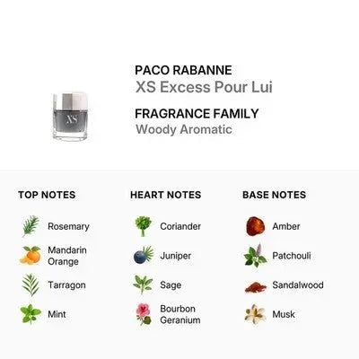 XS By Paco Rabanne For Men 3.4oz EDT Spray