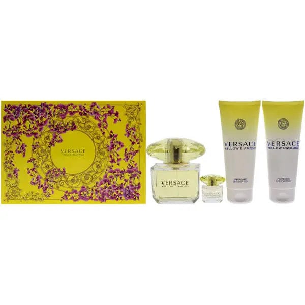 Yellow Diamond Set 4p 3.0 oz W Spray