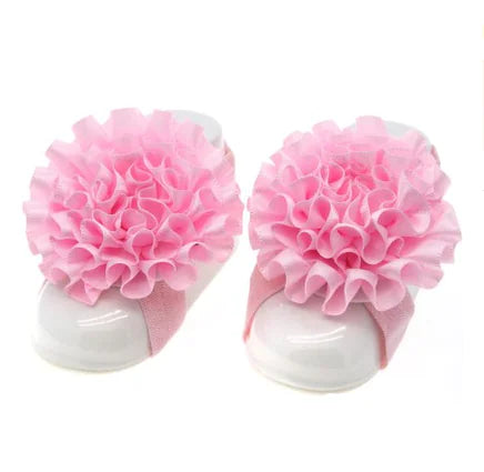 Baby Floral Headband and Foot Accessories Set
