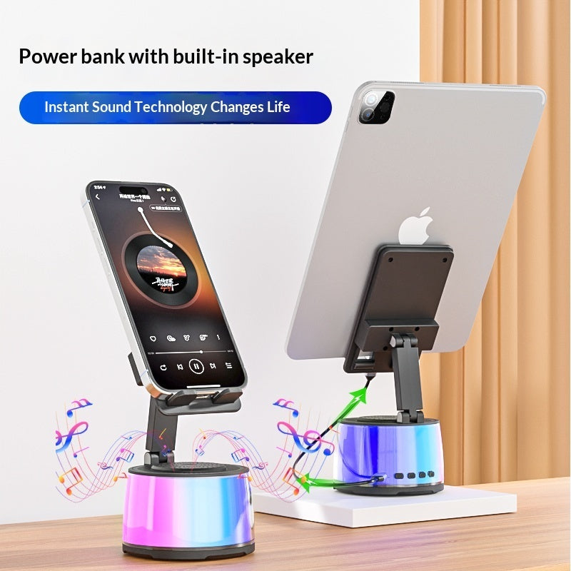 Multifunctional Inductive Bluetooth Speaker Portable Folding And Rotating Stand