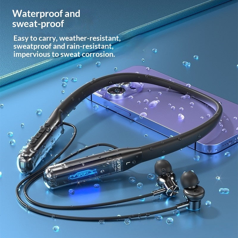 Wireless Neckband-style Multi-functional Stereo Smart Noise-canceling Sports Headphones