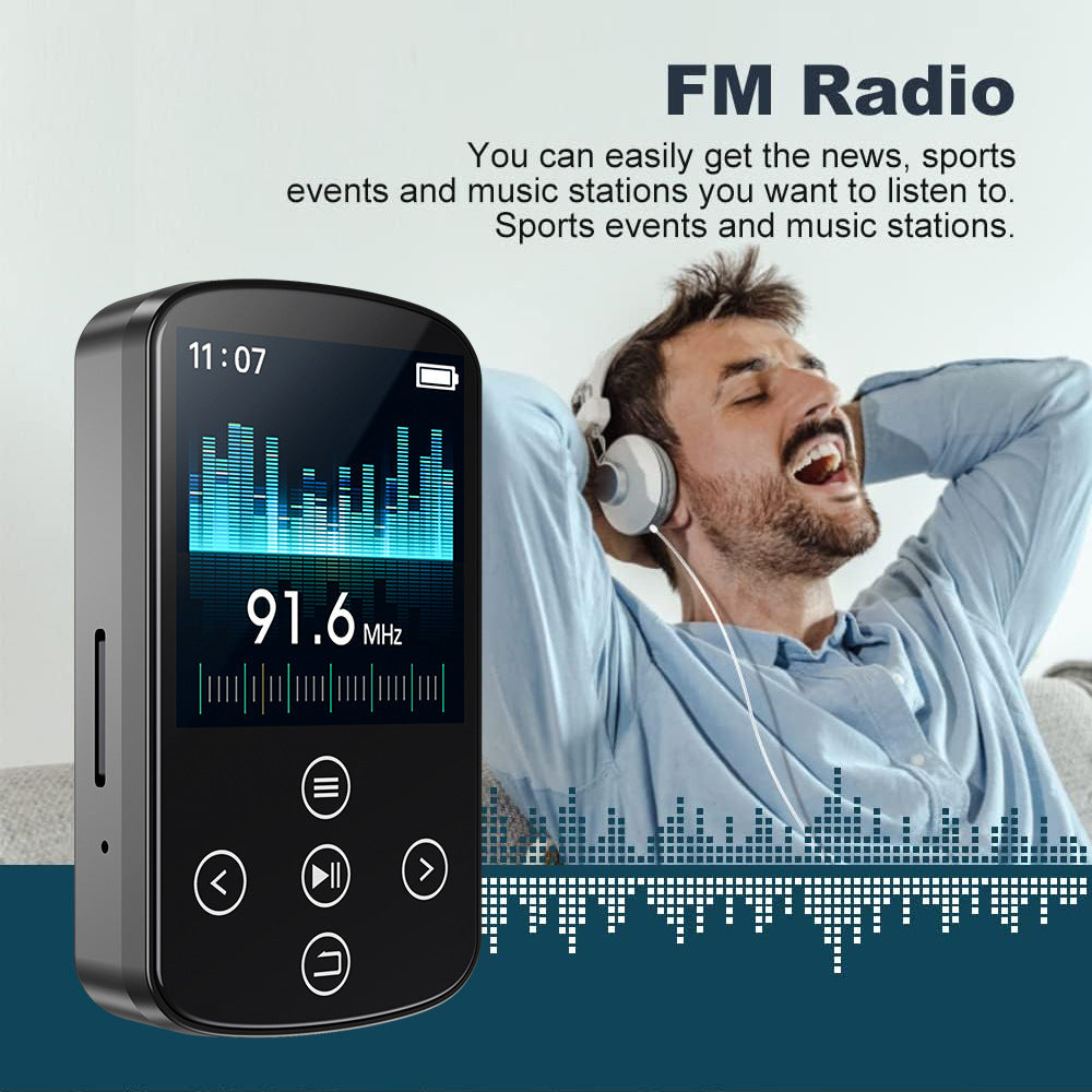 Bluetooth Music Player HIFI High Fidelity Touch Screen Buttons