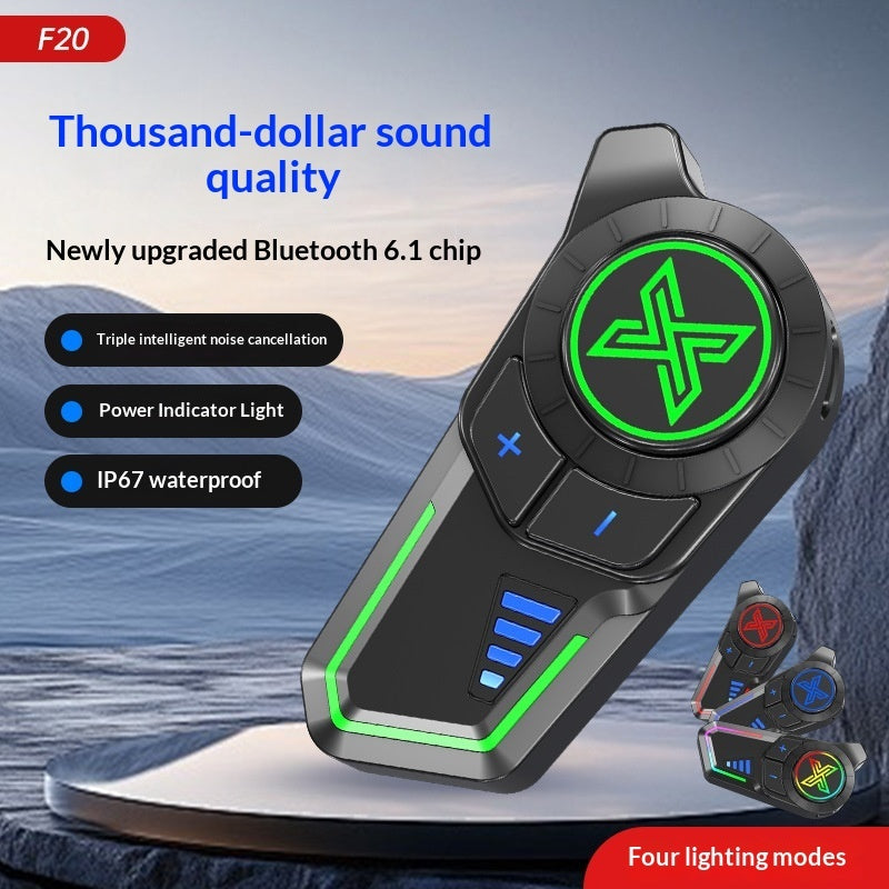 Helmet Bluetooth Headset Motorcycle Waterproof Noise Canceling Helmet Headset