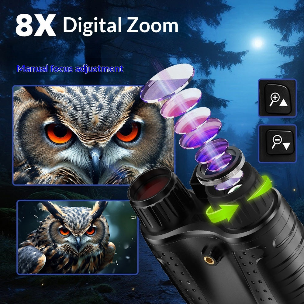 Camping And Wilderness Observation Infrared Night Vision Binoculars With Ranging Function