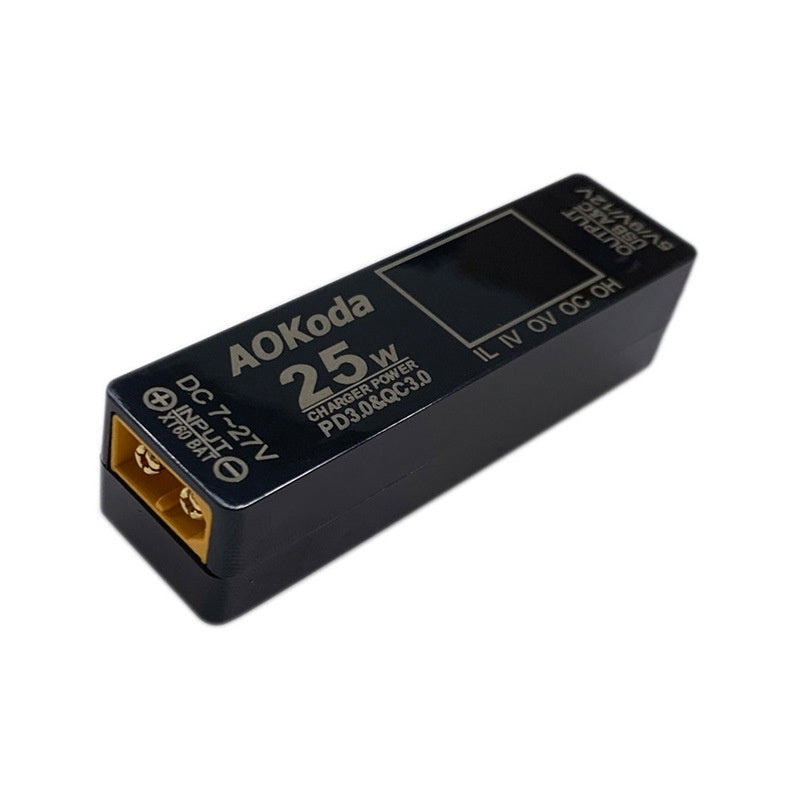 Drone Battery Charger For Fixed-wing FPV Drones With XT60 To USB Adapter For Fast Phone Charging