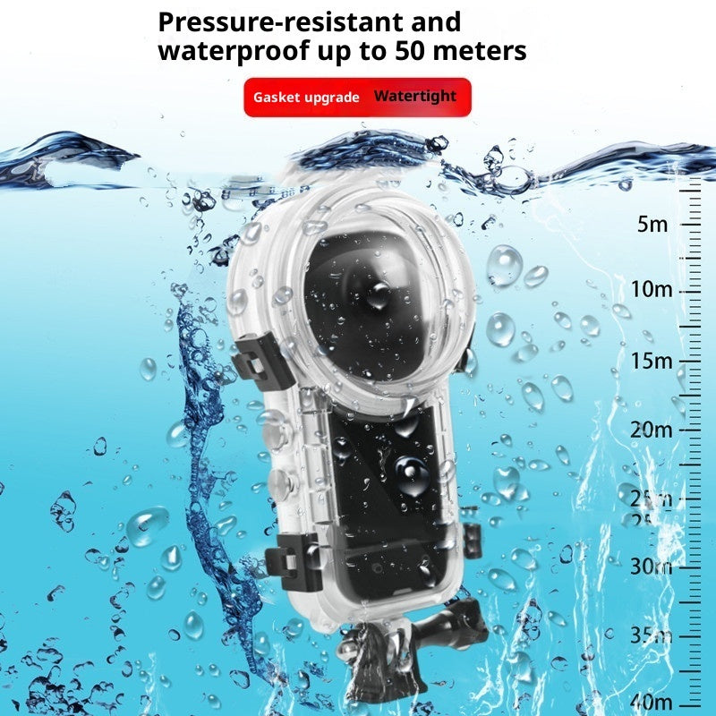 Applicable To X3 Fully Invisible Dive Case Waterproof And Sealed Invisible