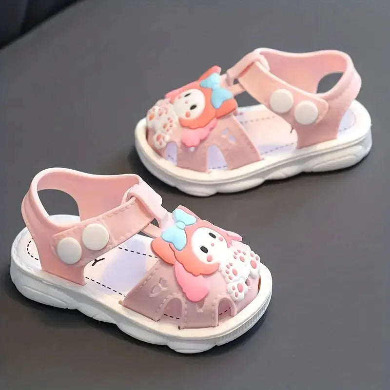 Cute Cartoon Girls' Non-Slip Princess Beach Sandals