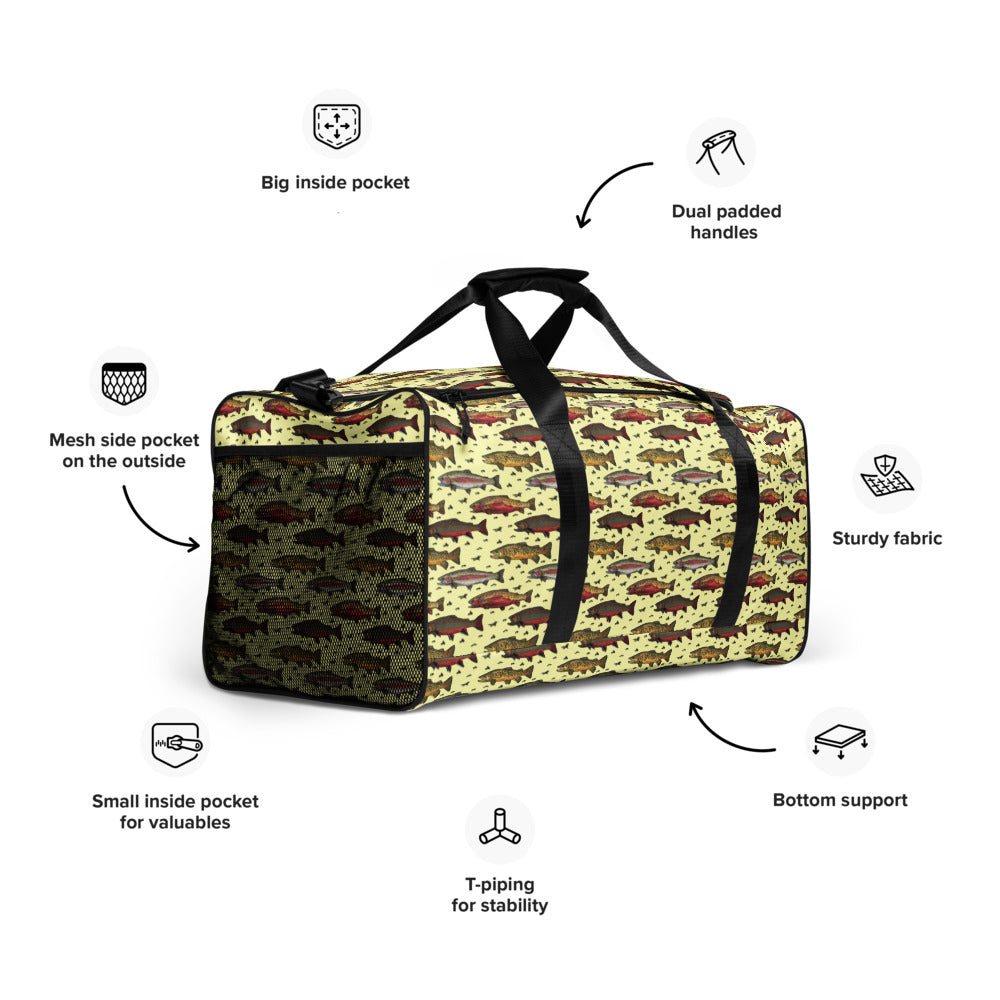 Trout Party Duffel Bag